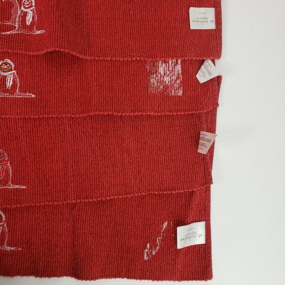 St Nicholas Square Placemats Red Snowmen Winter - Picture 3 of 6